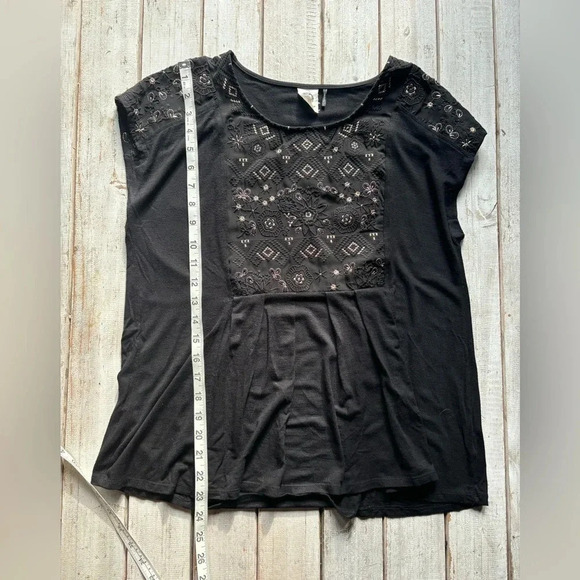 Anthropologie, Akemi+kin, embroidered, babydoll, tunic, swing top, small - Picture 4 of 11